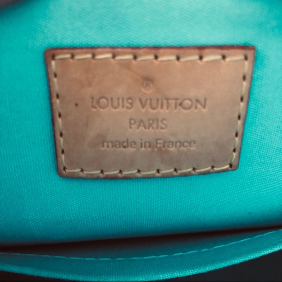 SOLD Louis Vuitton Alma BB Monogram Vernis Bleu - Picture 14 of 16